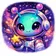 A vibrant, colorful avatar featuring a unique fantasy creature with elaborate patterns and imaginative features, suitable for